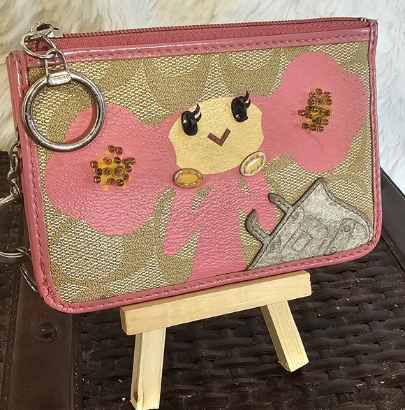 Coach Handbags - RARE Coach Poppy "Pinky Chan" Limited Edition Wristlet/Coin Purse